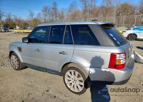 2006 Land Rover Range Rover Sport Hse из США, поврежденный, VIN SALSF25446A959914